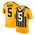 Blackjersey P.Steelers #5 Jalen Ramsey Player Gold Legend Limited 1933 Throwback Performance Home Game Stitched Jerseys