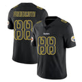 Blackjersey P.Steelers #88 Pat Freiermuth Player Black Impact Limited Home Game Stitched Jerseys