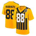 Blackjersey P.Steelers #88 Pat Freiermuth Player Gold Limited 1933 Throwback Home Game Stitched Jerseys