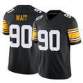 Blackjersey P.Steelers #90 T.J. Watt Player Black Limited Alternate Vapor F.U.S.E. Home Game Stitched Jerseys