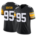Blackjersey P.Steelers #95 Keeanu Benton Player Black Limited Alternate Vapor F.U.S.E. Home Game Stitched Jerseys