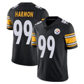 Blackjersey P.Steelers #99 Derrick Harmon Player Black Limited Vapor Untouchable Home Game Stitched Jerseys