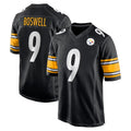 Blackjersey P.Steelers #9 Chris Boswell Player Black Home Game Stitched Jerseys