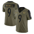 Blackjersey P.Steelers #9 Chris Boswell Player Olive Salute To Service Limited Game Stitched Jerseys