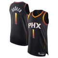Blackjersey P.Suns #1 Devin Booker Black Authentic Player Jerseys - Statement Edition