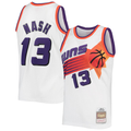 Blackjersey P.Sunss #13 Steve Nash Mitchell & Ness White 199697 Hardwood Classics Swingman Jerseys