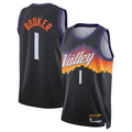 Blackjersey P.Sunss #1 Devin Booker Black 202526 Swingman Jerseys - City Edition