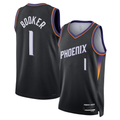 Blackjersey P.Sunss #1 Devin Booker Black Swingman Jerseys - Statement Edition