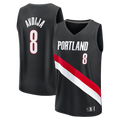 Blackjersey PT.Blazers #8 Deni Avdija Fanatics Black Fast Break Replica Jerseys - Icon Edition