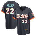 Blackjersey S.Diego Padres #22 Mason Miller Player Obsidian 2026 City Connect Home Limited T-shirt Stitched Jerseys