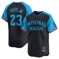 Blackjersey S.Diego Padres #23 Fernando Tatis Jr Player Navy National League All-Star Game Limited Stitched Jerseys