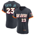 Blackjersey S.Diego Padres #23 Fernando Tatis Jr Player Obsidian 2026 City Connect Home Elite T-shirt Stitched Jerseys
