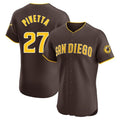 Blackjersey S.Diego Padres #27 Nick Pivetta Player Brown Home Limited Elite Stitched Jerseys