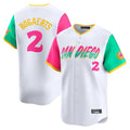 Blackjersey S.Diego Padres #2 Xander Bogaerts Player White City Connect Home Limited Stitched Jerseys