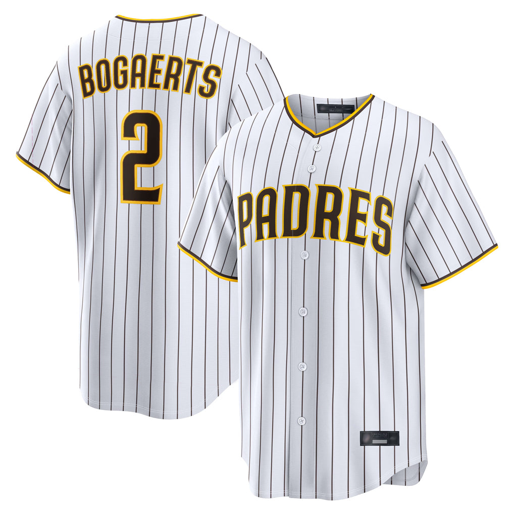 Blackjersey S.Diego Padres #2 Xander Bogaerts Player White Home Limited Game Stitched Jerseys