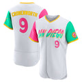 Blackjersey S.Diego Padres #9 Jake Cronenworth Player White City Connect Home Limited Elite Stitched Jerseys