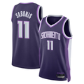 Blackjersey S.Kings #11 Domantas Sabonis Purple 202526 Swingman Jerseys - City Edition