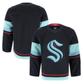 Blackjersey S.Kraken Deep Sea Blue Home Authentic Pro Jerseys