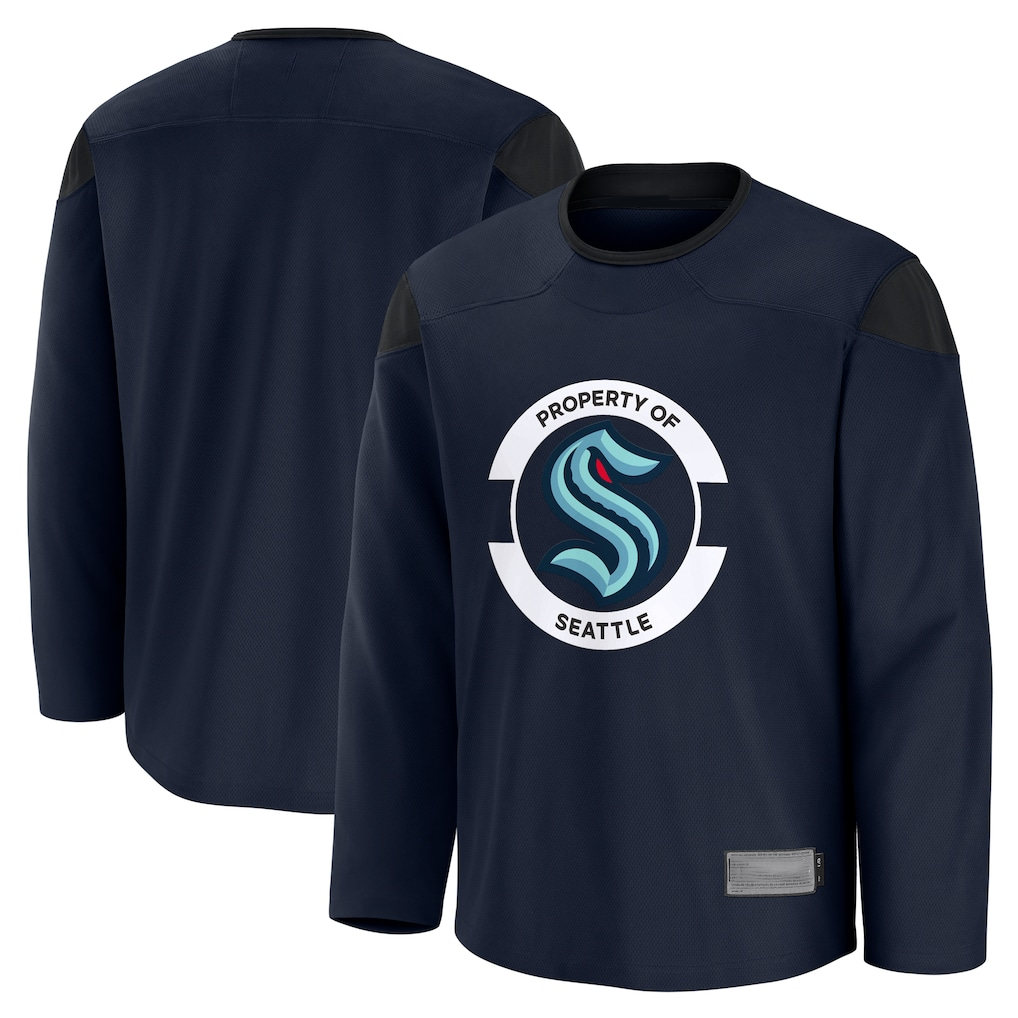Blackjersey S.Kraken Navy Practice Jerseys