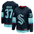 Blackjersey S.Kraken #37 Yanni Gourde Deep Sea Blue Home Breakaway Player Jerseys