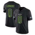 Blackjersey  S.Seahawks #0 DeMarcus Lawrence Player Black Impact Limited Home Game Stitched Jerseys