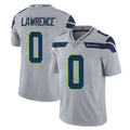 Blackjersey  S.Seahawks #0 DeMarcus Lawrence Player Gray Limited Vapor Untouchable Home Game Stitched Jerseys