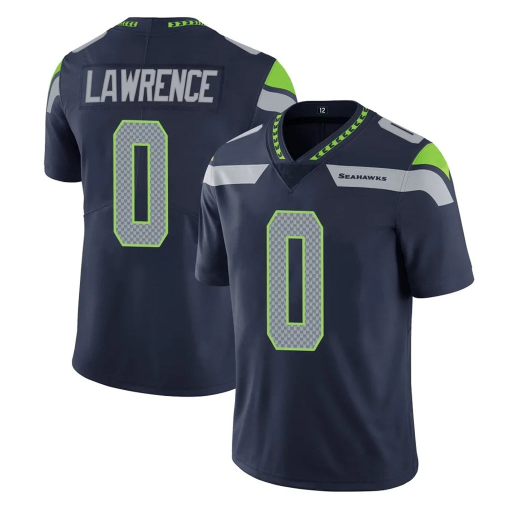 Blackjersey S.Seahawks #0 DeMarcus Lawrence Player Navy Limited Vapor Untouchable Home Game Stitched Jerseys