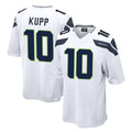 Blackjersey S.Seahawks #10 Cooper Kupp Player White Home Game Stitched Jerseys