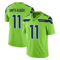 Blackjersey S.Seahawks #11 Jaxon Smith-Njigba Player Green Limited Color Rush Home Game Stitched Jerseys