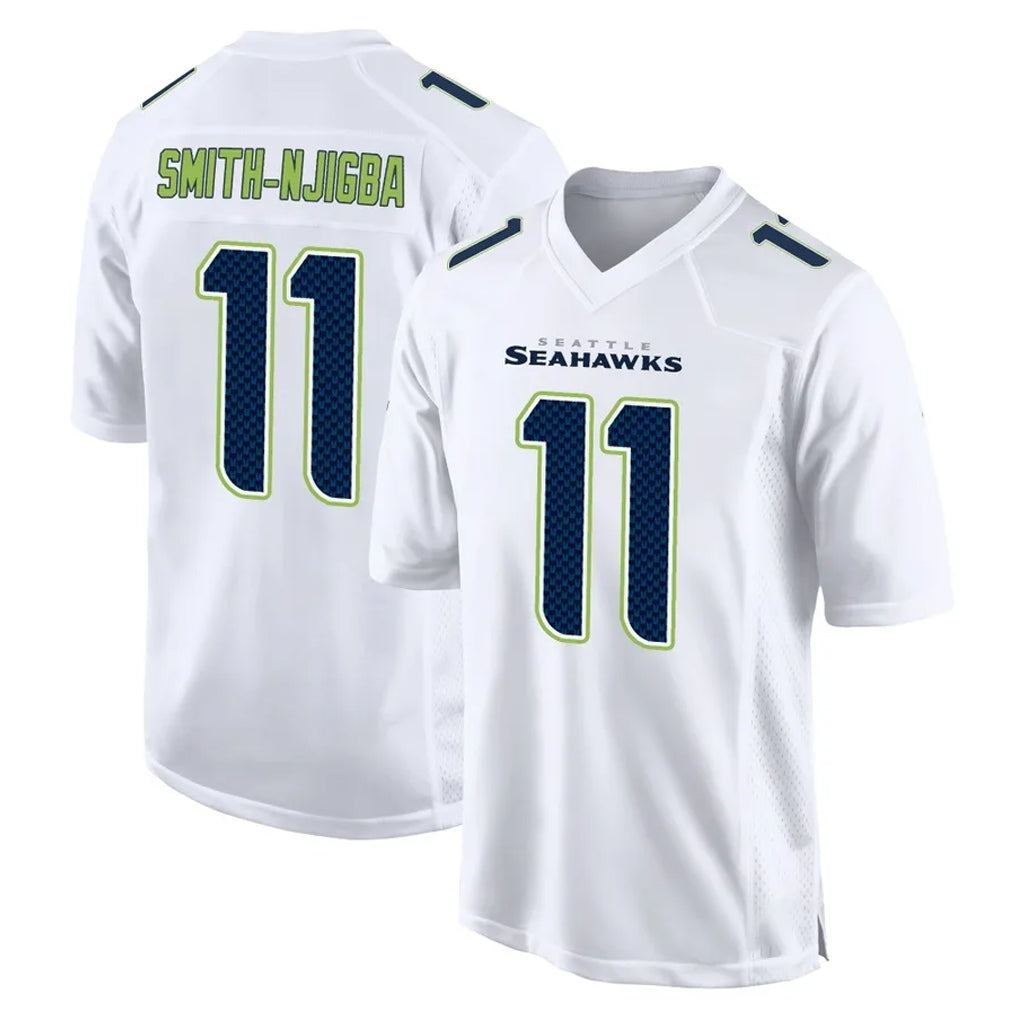 Blackjersey S.Seahawks #11 Jaxon Smith-Njigba Player White Tundra Fashion Home Game Stitched Jerseys