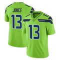 Blackjersey S.Seahawks #13 Ernest Jones IV Player Green Limited Color Rush Home Game Stitched Jerseys
