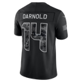 Blackjersey  S.Seahawks #14 Sam Darnold Black 2026 Salute to Service Stitched Limited Jersey