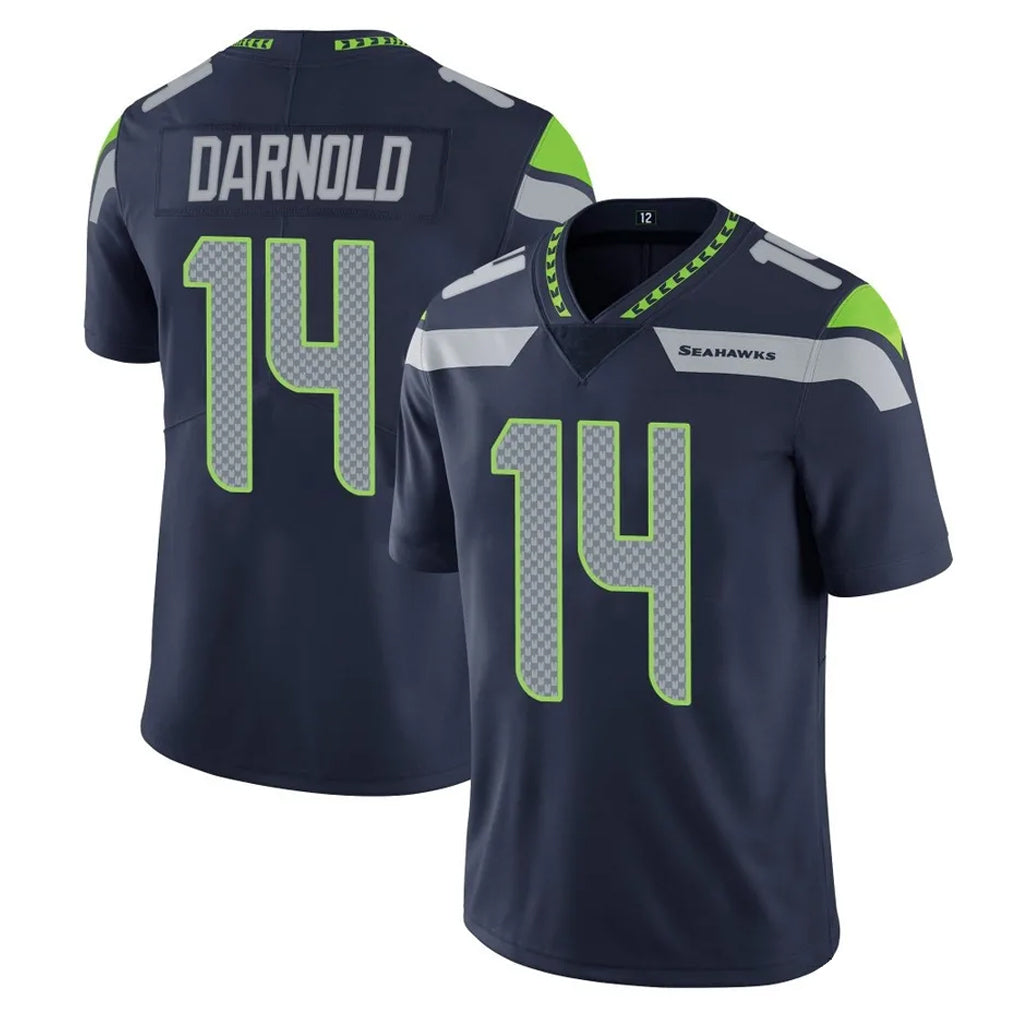Blackjersey S.Seahawks #14 Sam Darnold Player Navy Limited Vapor Untouchable Home Game Stitched Jerseys