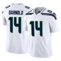 Blackjersey S.Seahawks #14 Sam Darnold Player White Limited Vapor F.U.S.E. Home Game Stitched Jerseys
