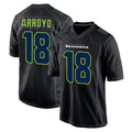 Blackjersey S.Seahawks #18 Elijah Arroyo Player Black Limited Fashion Home Game Stitched Jerseys