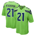 Blackjersey S.Seahawks #21 Devon Witherspoon Player Green Home Game Stitched Jerseys