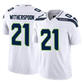 Blackjersey S.Seahawks #21 Devon Witherspoon Player White Limited Vapor F.U.S.E. Home Game Stitched Jerseys
