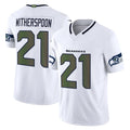 Blackjersey S.Seahawks #21 Devon Witherspoon Whitel Rivalries Vapor Limited Home Game Stitched Jerseys