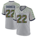 Blackjersey S.Seahawks #22 Rashid Shaheed Player Grey 2025 Rivalries Collection Home Game Stitched Jerseys