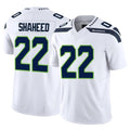Blackjersey S.Seahawks #22 Rashid Shaheed Player White Limited Vapor F.U.S.E. Home Game Stitched Jerseys