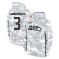 Blackjersey S.Seahawks #3 Nick Emmanwori Player Arctic Camo Limited Salute to Service Pullover Hoodies Game Stitched Jerseys