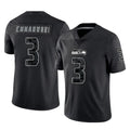 Blackjersey S.Seahawks #3 Nick Emmanwori Player Black Limited Reflective Home Game Stitched Jerseys