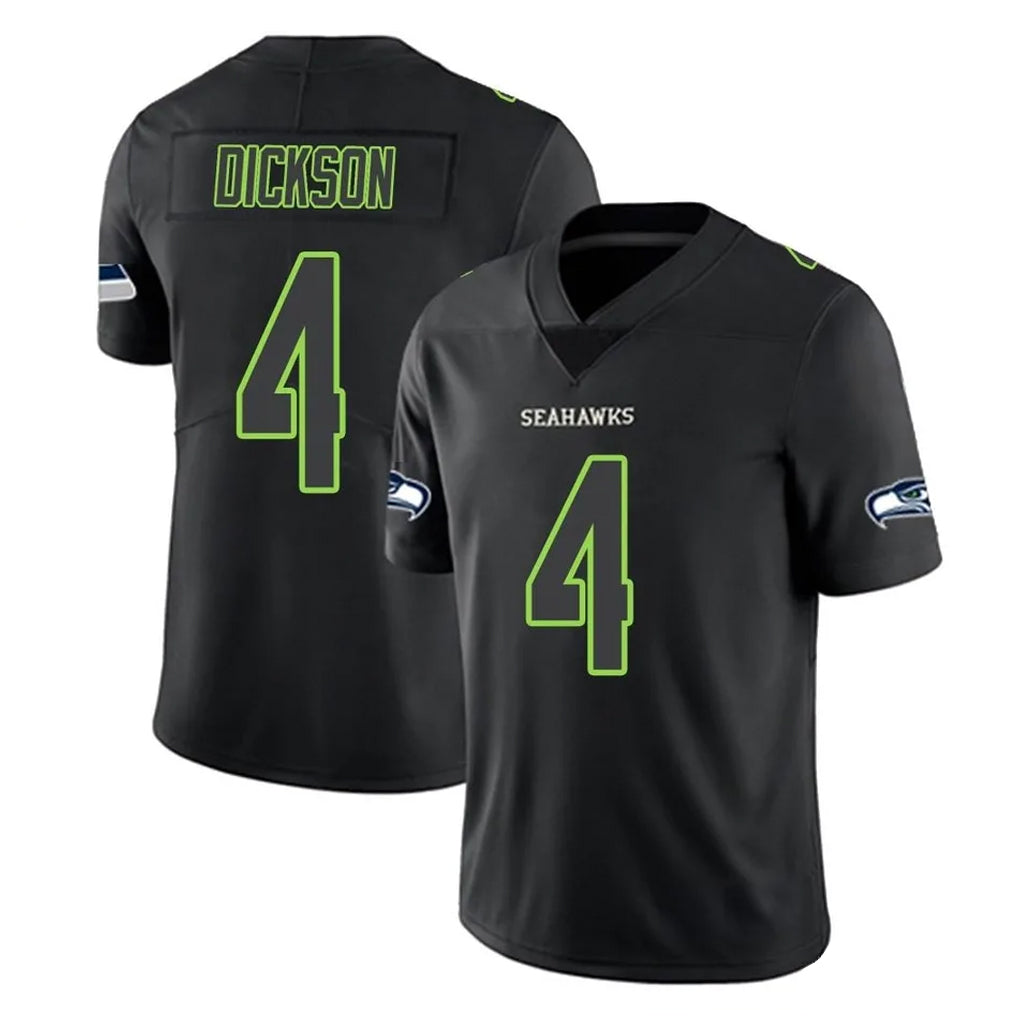 Blackjersey S.Seahawks #4 Michael Dickson Player Black Impact Limited Home Game Stitched Jerseys