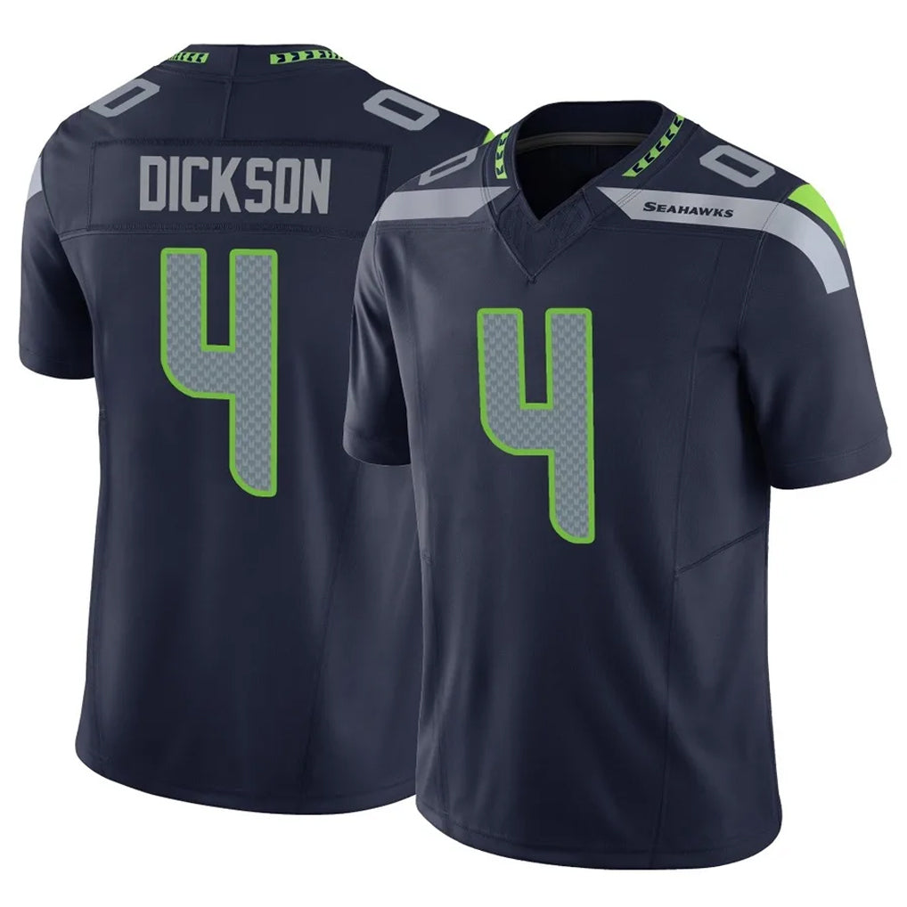 Blackjersey S.Seahawks #4 Michael Dickson Player Navy Limited Vapor F.U.S.E. Home Game Stitched Jerseys