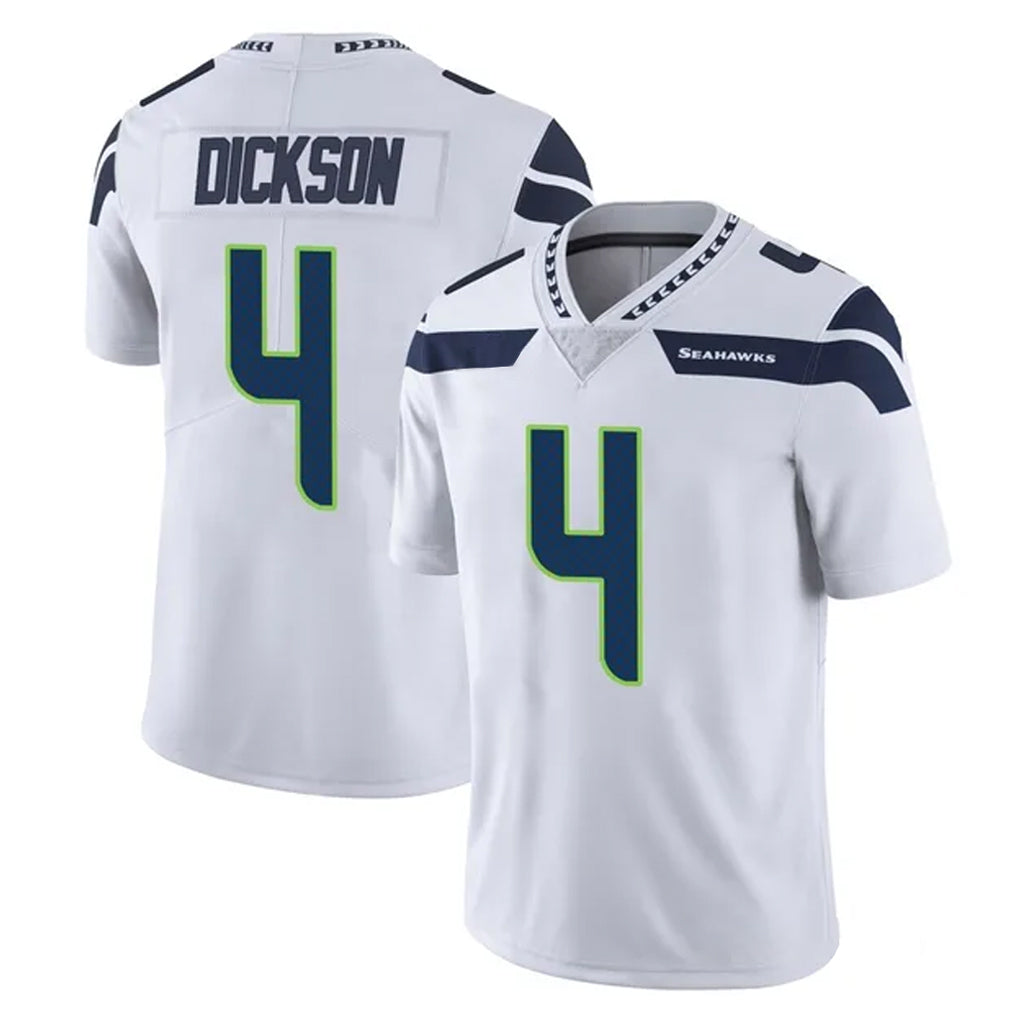 Blackjersey S.Seahawks #4 Michael Dickson Player White Limited Vapor Untouchable Home Game Stitched Jerseys