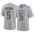 Blackjersey S.Seahawks #5 Jason Myers Player Gray Atmosphere Fashion Home Game Stitched Jerseys