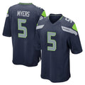 Blackjersey S.Seahawks #5 Jason Myers Player Navy Home Game Stitched Jerseys