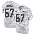 Blackjersey S.Seahawks #67 Charles Cross Player Arctic Camo Limited Salute To Service Home Game Stitched Jerseys