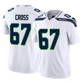 Blackjersey S.Seahawks #67 Charles Cross Player White Limited Vapor F.U.S.E. Home Game Stitched Jerseys