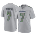 Blackjersey S.Seahawks #7 Uchenna Nwosu Player Gray Atmosphere Fashion Home Game Stitched Jerseys